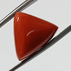 Triangle Red Coral/ Moonga Stone- 9.25 Carat