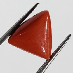 Triangle Red Coral/ Moonga Stone- 9.25 Carat