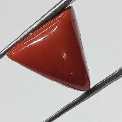 Triangle Red Coral/ Moonga Stone- 12.25 Carat