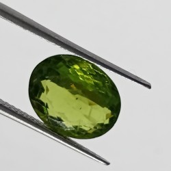 Authentic, Original Peridot Stone - 5.97 Carat With Lab certification