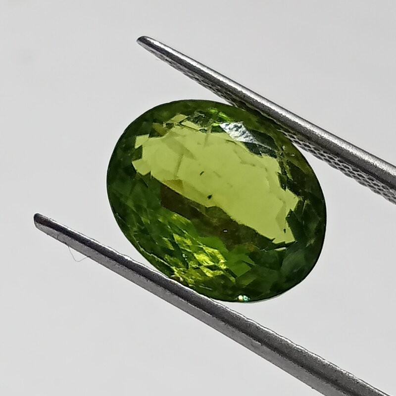 Authentic, Original Peridot Stone - 5.97 Carat With Lab certification