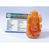 Orange Aventurine (Sindoori) Ganesh Ji Idol 85 Gram Certified