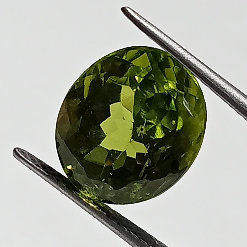 Authentic, Original Peridot Stone - 5.48 Carat With Lab certification