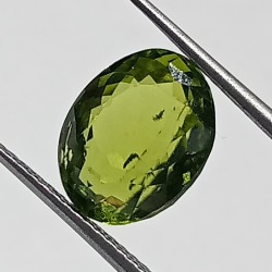 Authentic, Original Peridot Stone - 5.26 Carat With Lab certification