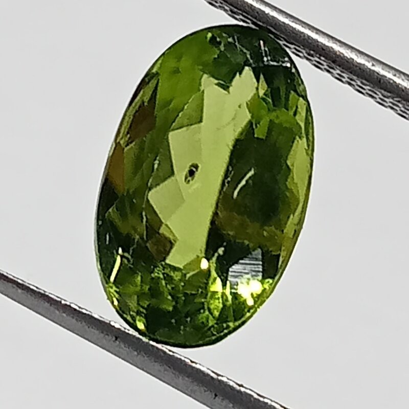 Authentic, Original Peridot Stone - 4.09 Carat With Lab certification