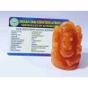 Orange Aventurine (Sindoori) Ganesh Ji Idol 90 Gram Certified