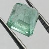 Square Shape Panna Stone (Emerald) With Lab Certified - 8.57 Carat