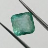 Square Shape Panna Stone (Emerald) With Lab Certified - 5.14  Carat