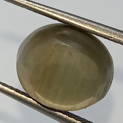 Cat’s Eye Stone (Lehsunia) & Lab- Certified Gemstone – 7.12 Carat